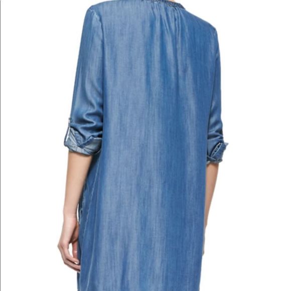 Soft Joie Eguine Chambray Shirt Dress XS - Picture 6 of 7